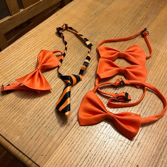 Set of 21 New Ties for Small Dogs. Mix of Bow ties and Straight Ties. - Picture 4 of 8